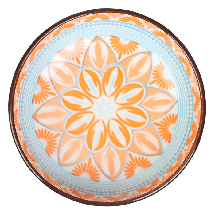 Lemon & Lime MOROCCAN DECO CERAMIC PINCH BOWL 10X2.5CM