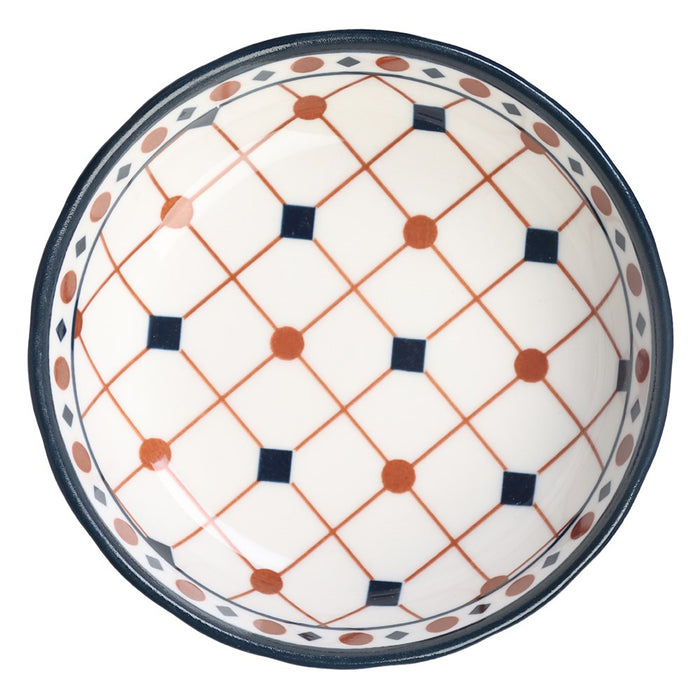 Lemon & Lime MOROCCAN DECO CERAMIC PINCH BOWL 10X2.5CM