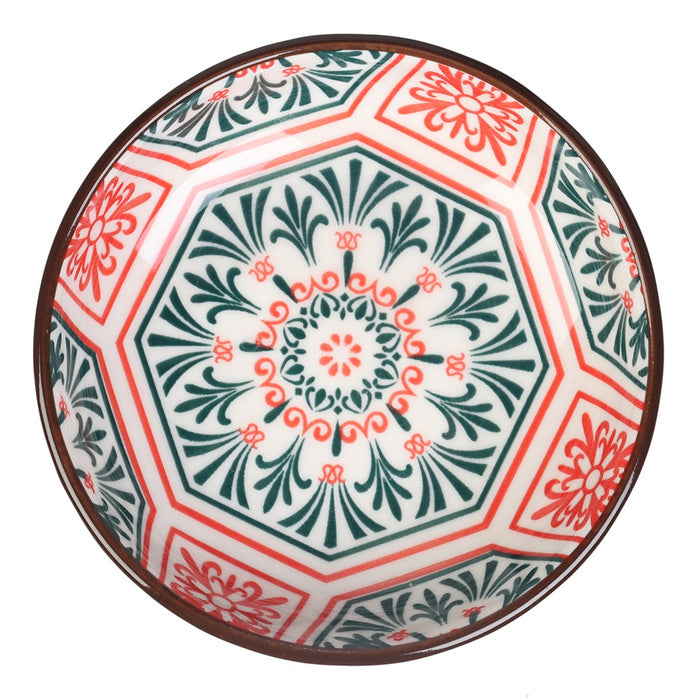 Lemon & Lime MOROCCAN DECO CERAMIC PINCH BOWL 10X2.5CM