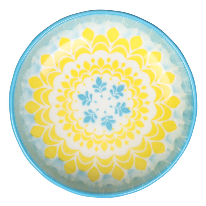 Lemon & Lime MOROCCAN DECO CERAMIC PINCH BOWL 10X2.5CM