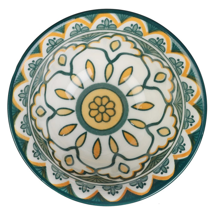 Lemon & Lime MOROCCAN DECO CERAMIC SERVING BOWL 8.5CM