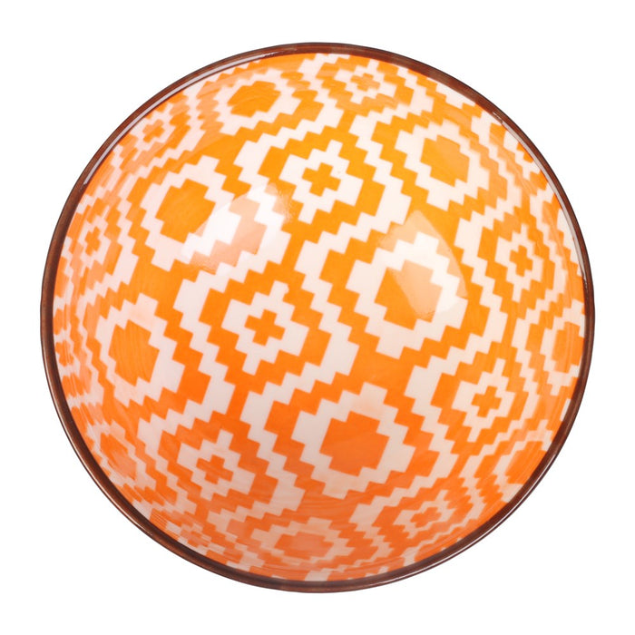 Lemon & Lime MOROCCAN DECO CERAMIC RICE BOWL 11.5X6CM