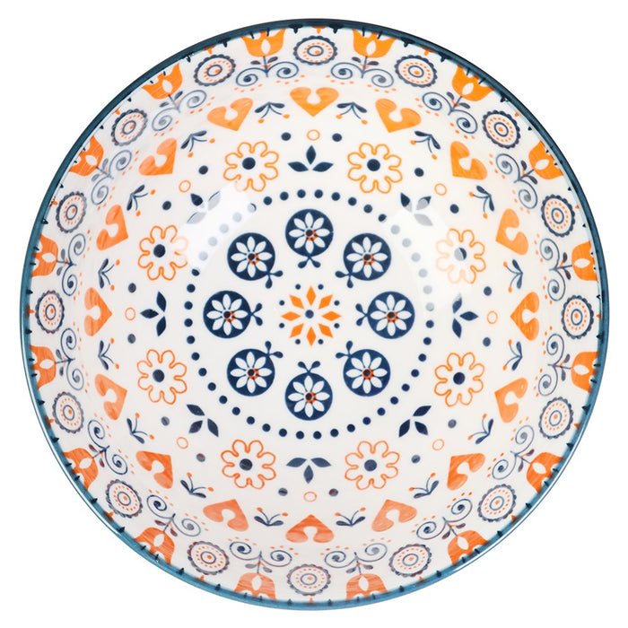 Lemon & Lime MOROCCAN DECO CERAMIC SERVING BOWL 15.5CM