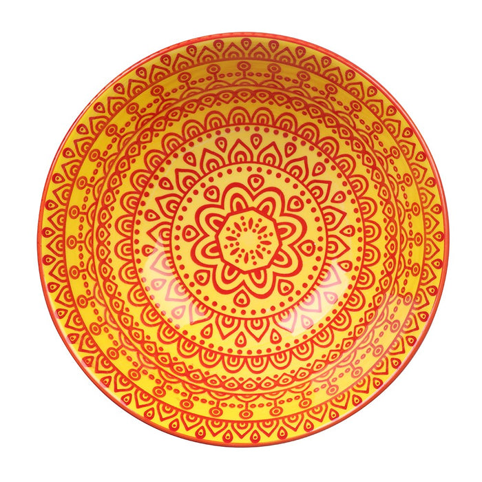 Lemon & Lime MOROCCAN DECO CERAMIC SERVING BOWL 18CM