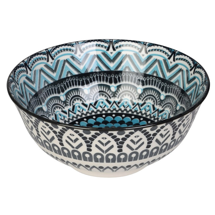 Lemon & Lime MOROCCAN DECO CERAMIC SERVING BOWL 18CM