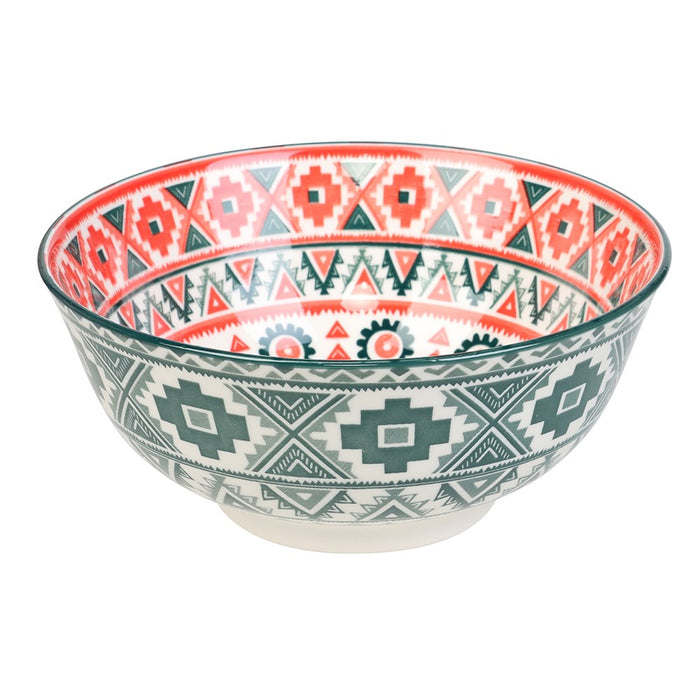 Lemon & Lime MOROCCAN DECO CERAMIC SERVING BOWL 18CM