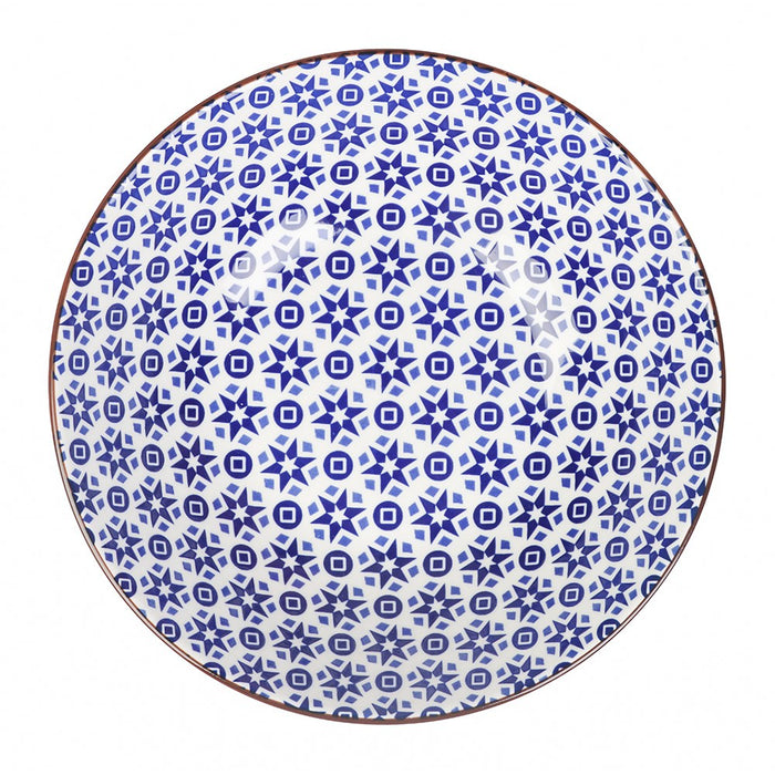 Lemon & Lime MOROCCAN DECO CERAMIC SERVING BOWL 23X6CM