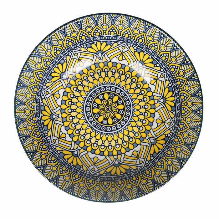 Lemon & Lime MOROCCAN DECO CERAMIC SERVING BOWL 23X6CM