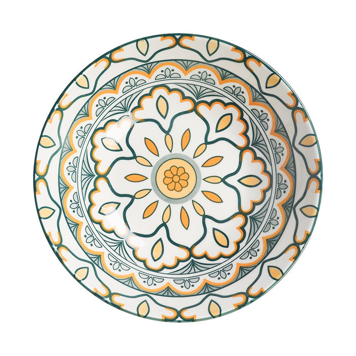 Lemon & Lime MOROCCAN DECO CERAMIC SERVING BOWL 23X6CM