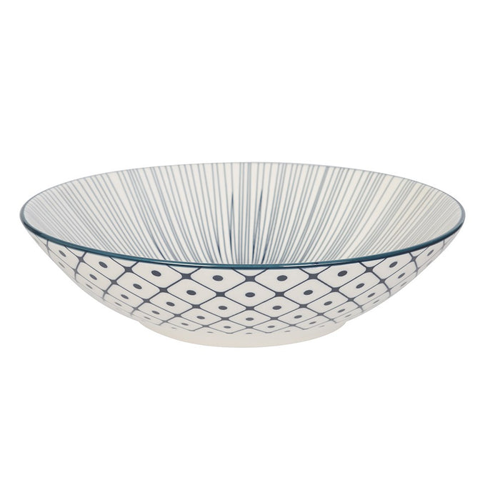 Lemon & Lime MOROCCAN DECO CERAMIC SERVING BOWL 23X6CM