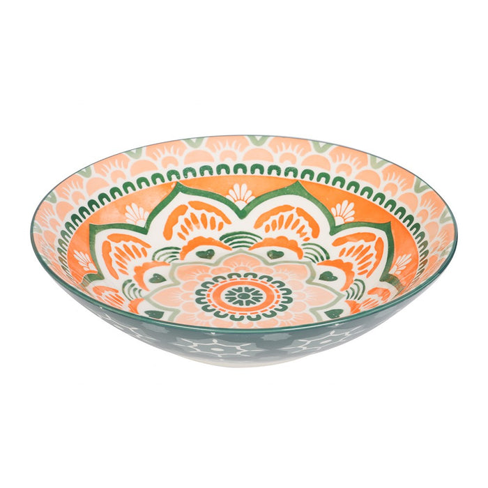 Lemon & Lime MOROCCAN DECO CERAMIC SERVING BOWL 23X6CM