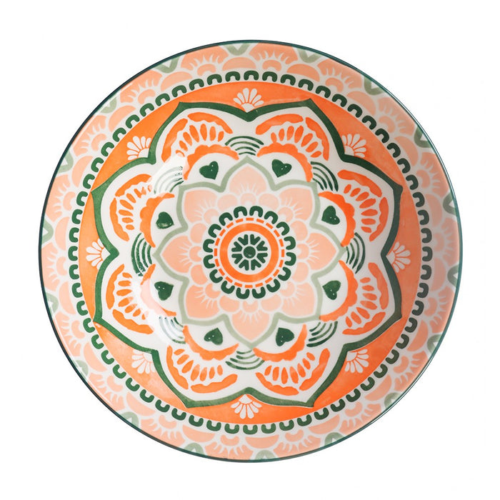 Lemon & Lime MOROCCAN DECO CERAMIC SERVING BOWL 23X6CM