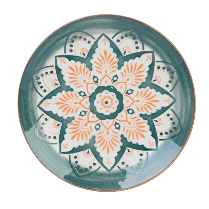 Lemon & Lime MOROCCAN DECO CERAMIC SIDE PLATE 19CM