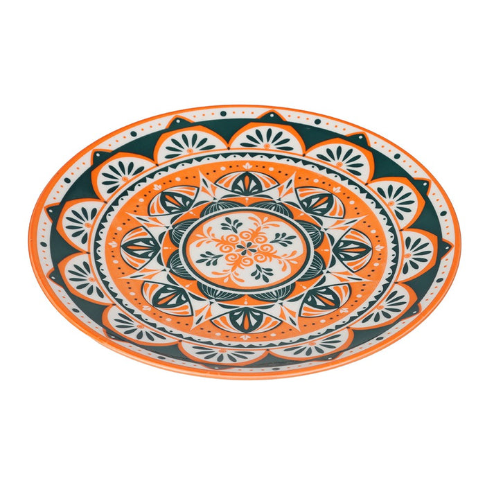Lemon & Lime MOROCCAN DECO CERAMIC SIDE PLATE 19CM