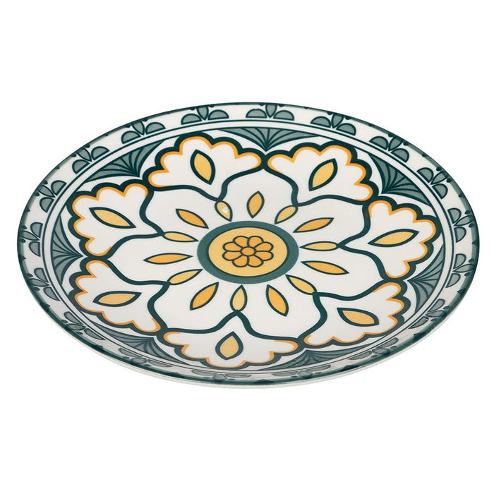 Lemon & Lime MOROCCAN DECO CERAMIC SIDE PLATE 19CM