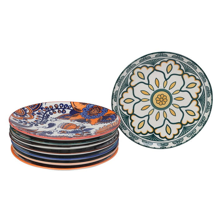 Lemon & Lime MOROCCAN DECO CERAMIC SIDE PLATE 19CM