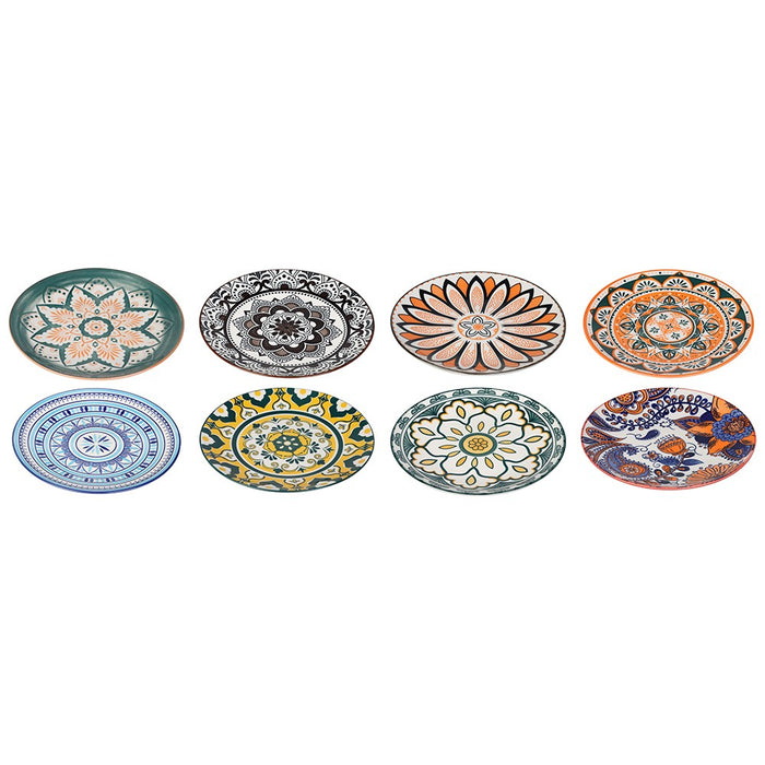 Lemon & Lime MOROCCAN DECO CERAMIC SIDE PLATE 19CM