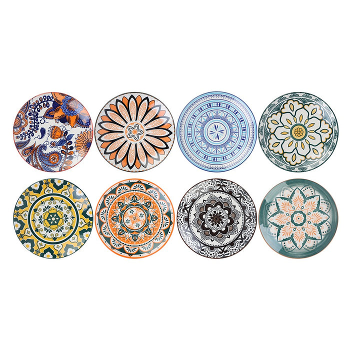 Lemon & Lime MOROCCAN DECO CERAMIC SIDE PLATE 19CM