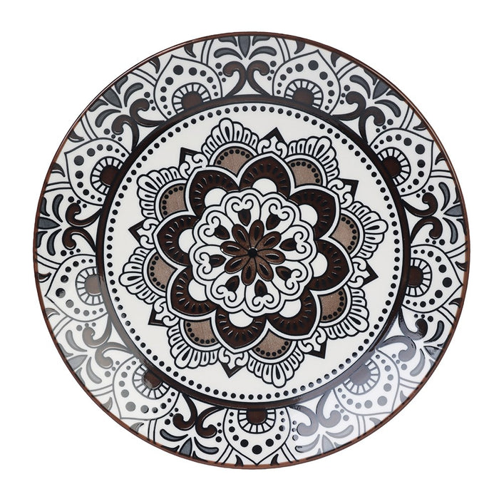 Lemon & Lime MOROCCAN DECO CERAMIC SIDE PLATE 19CM