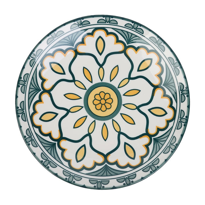 Lemon & Lime MOROCCAN DECO CERAMIC SIDE PLATE 19CM