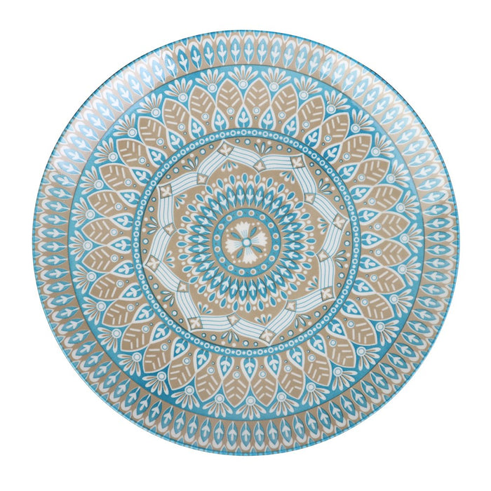 Lemon & Lime MOROCCAN DECO CERAMIC DINNER PLATE 26.5CM