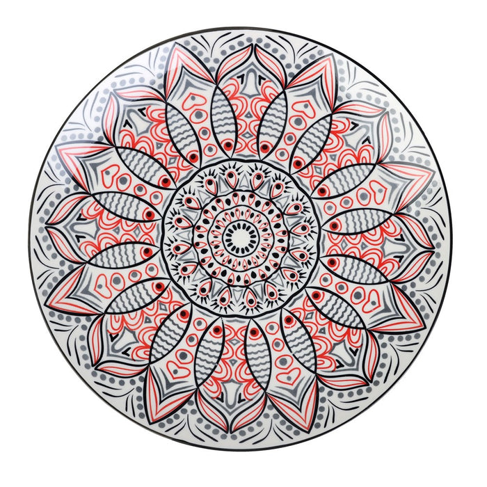 Lemon & Lime MOROCCAN DECO CERAMIC DINNER PLATE 26.5CM
