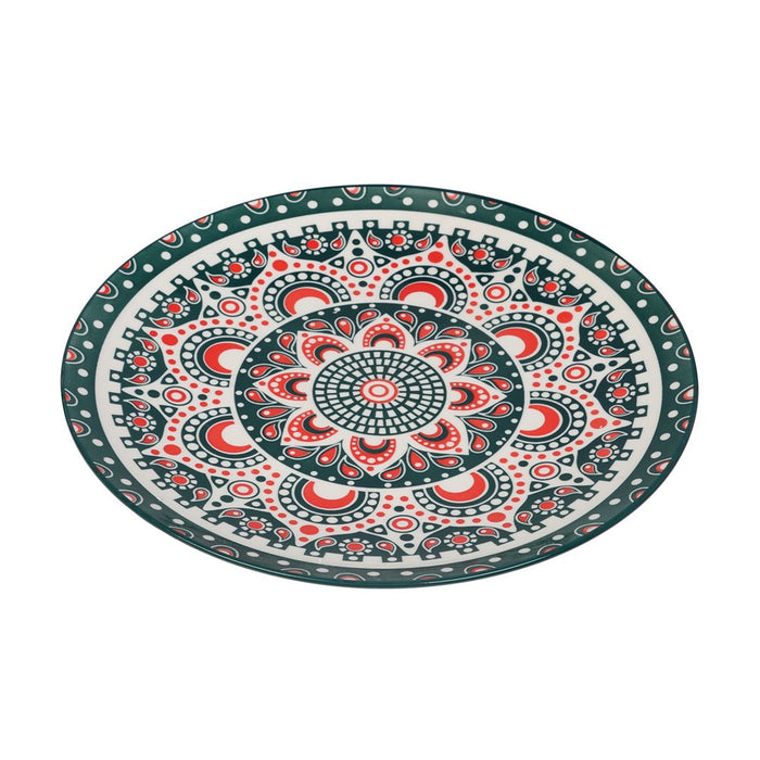 Lemon & Lime MOROCCAN DECO CERAMIC DINNER PLATE 26.5CM