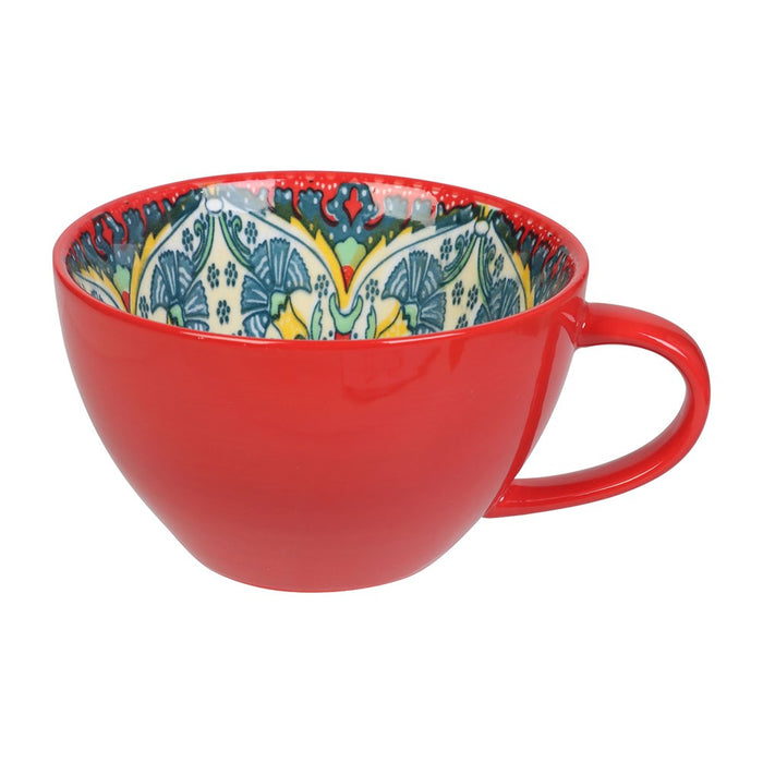Lemon & Lime MOROCCAN DECO CERAMIC SOUP CUP 15X12.5X7CM