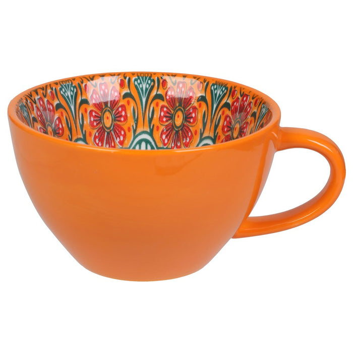 Lemon & Lime MOROCCAN DECO CERAMIC SOUP CUP 15X12.5X7CM