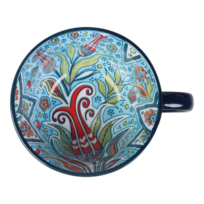 Lemon & Lime MOROCCAN DECO CERAMIC SOUP CUP 15X12.5X7CM
