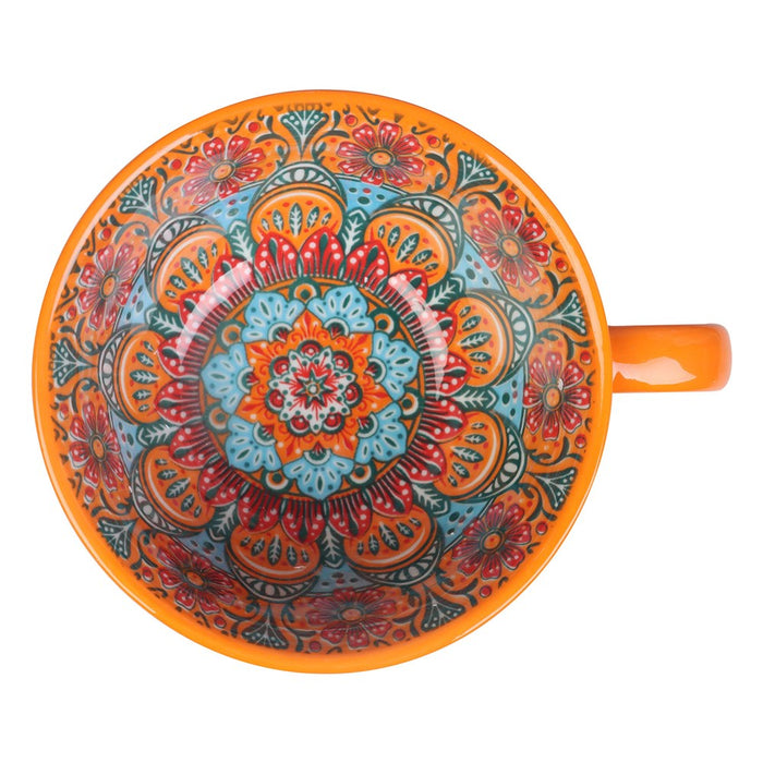 Lemon & Lime MOROCCAN DECO CERAMIC SOUP CUP 15X12.5X7CM