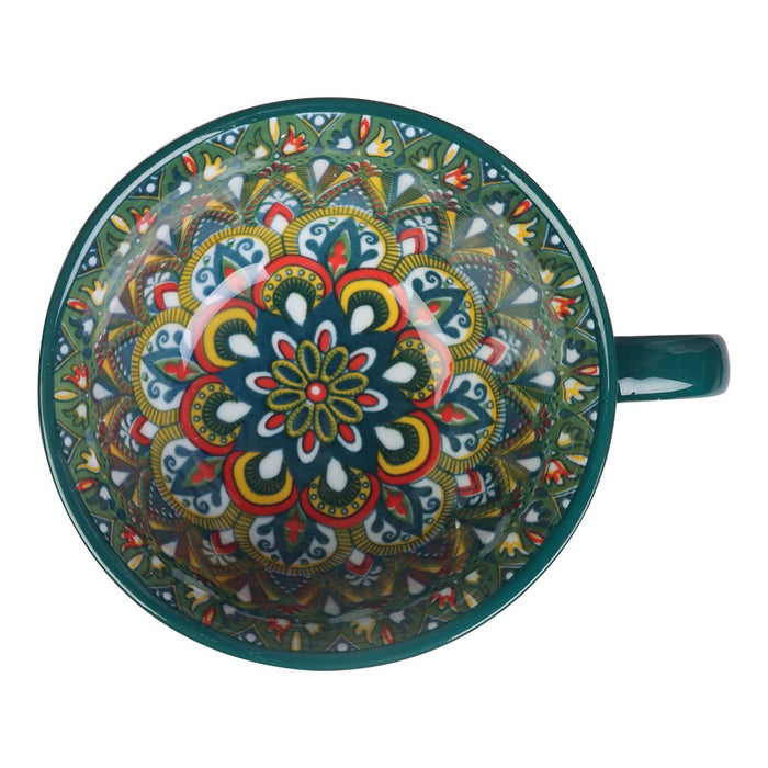 Lemon & Lime MOROCCAN DECO CERAMIC SOUP CUP 15X12.5X7CM