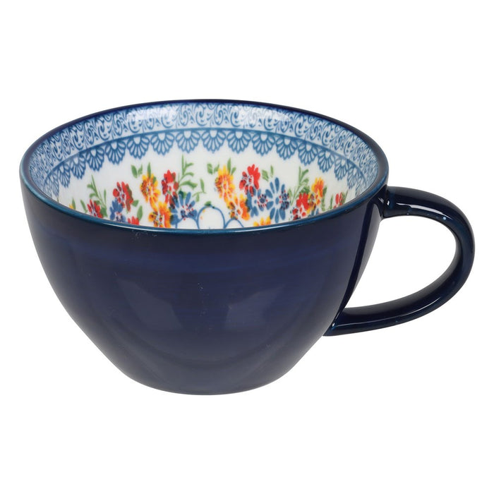 Lemon & Lime MOROCCAN DECO CERAMIC SOUP CUP 15X12.5X7CM