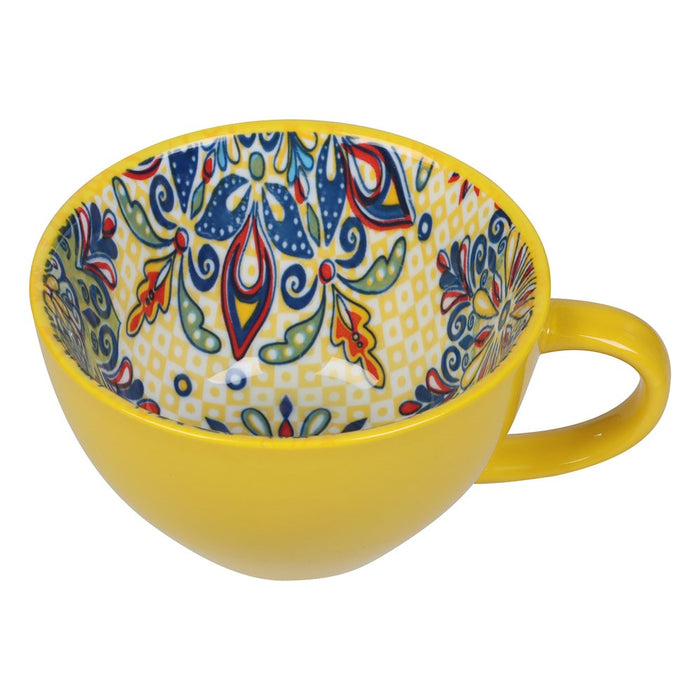 Lemon & Lime MOROCCAN DECO CERAMIC SOUP CUP 15X12.5X7CM