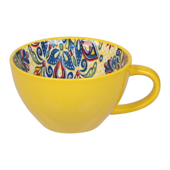 Lemon & Lime MOROCCAN DECO CERAMIC SOUP CUP 15X12.5X7CM