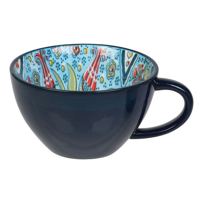 Lemon & Lime MOROCCAN DECO CERAMIC SOUP CUP 15X12.5X7CM