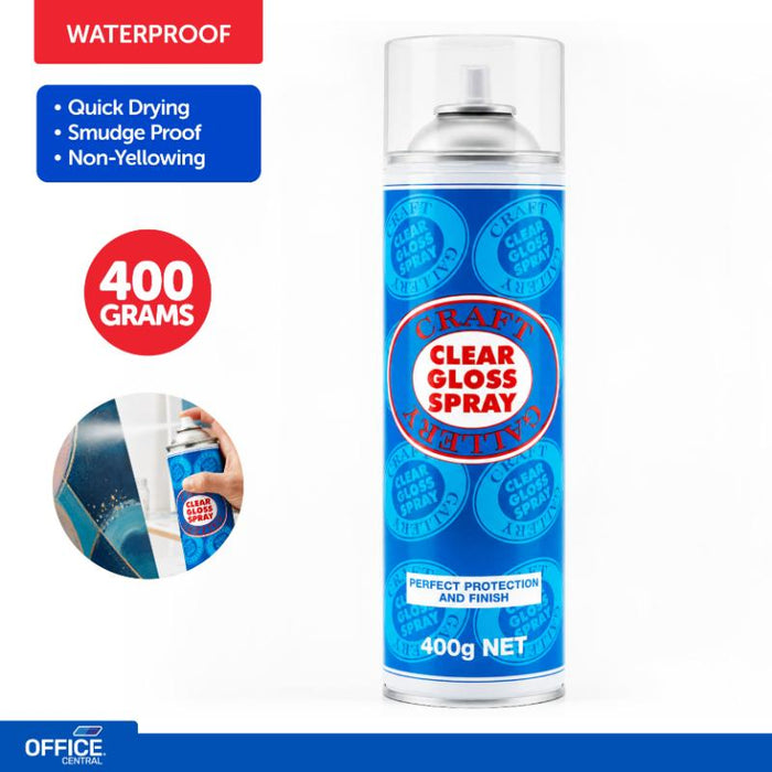 Gloss Spray Clear 400g (Enamel)