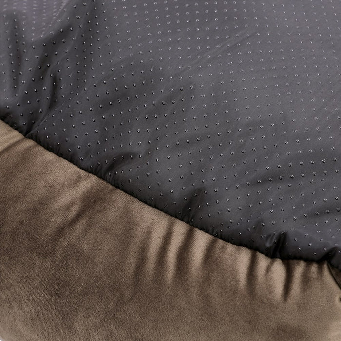 Paws & Claws LUX WALLED BED MOCHA SMALL 60X50X21CM