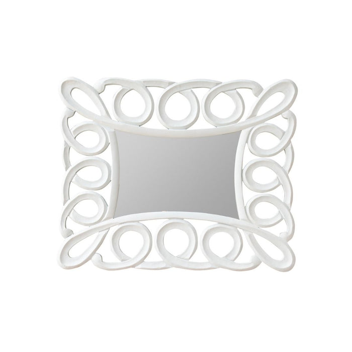 2 set Swirl Edge Mirror White