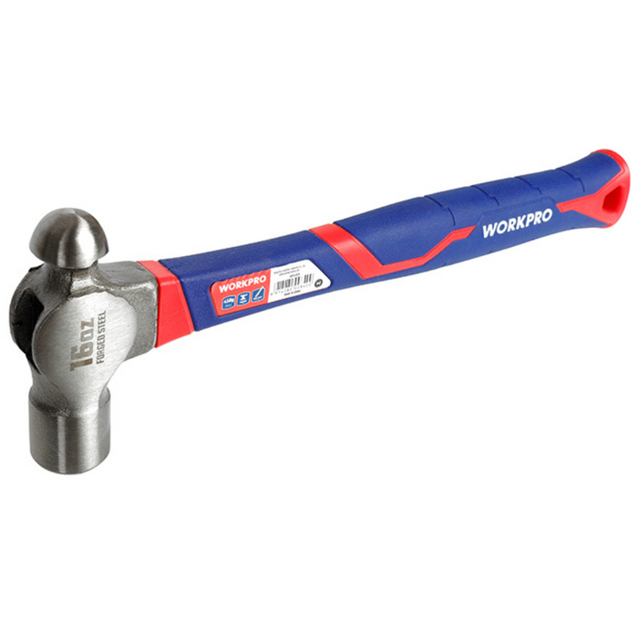 Workpro Ball Pein Hammer With Fiberglass Handle