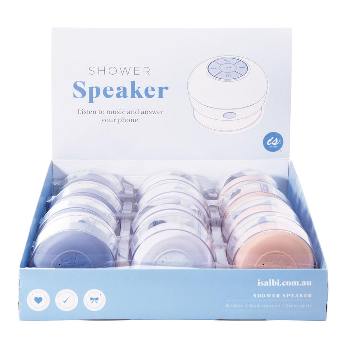 isGift Wireless Shower Speaker Pastels