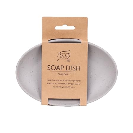 Eco Basics Soap Dish Charcoal