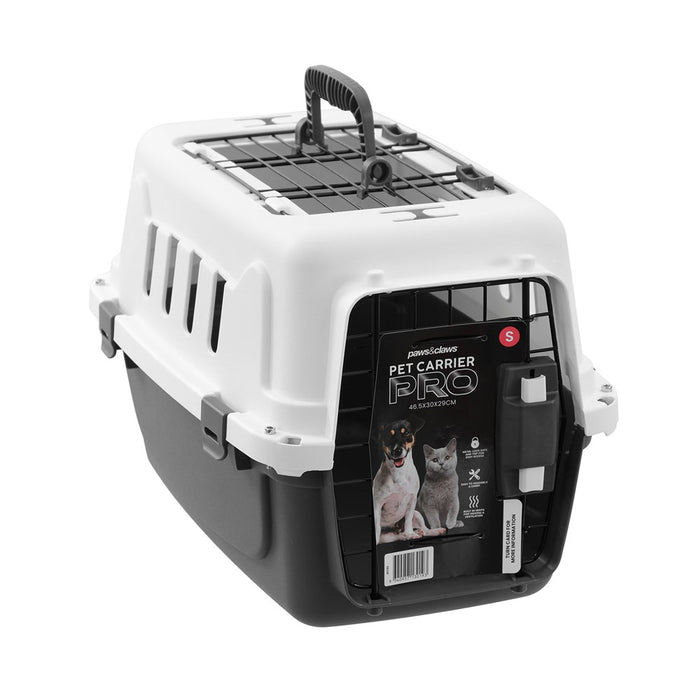 Paws & Claws PET CARRIER METAL DOOR SML 46.5X30X29CM