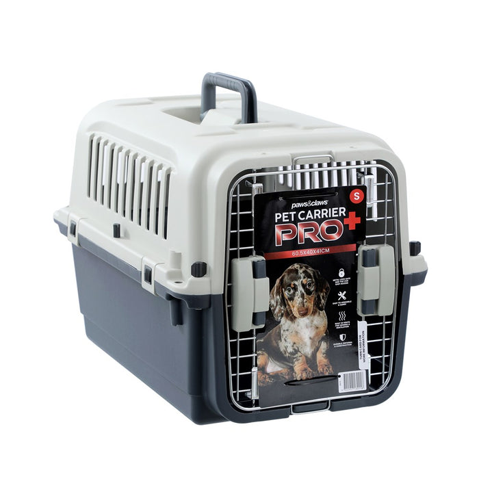 Paws & Claws PET CARRIER PRO+ SML DUAL SWING DOOR 60.5X40X41CM