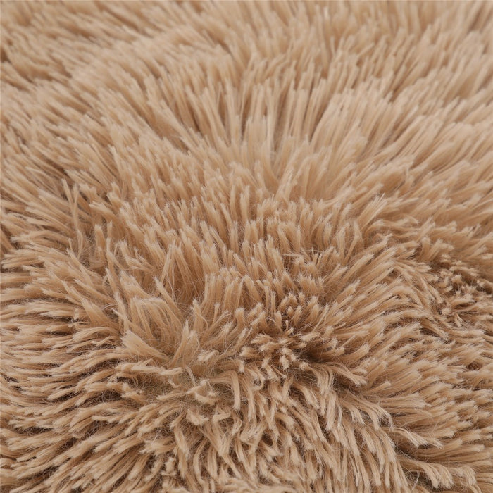 Paws & Claws CALMING PLUSH MATTRESS LGE 80X60X20CM CAMEL