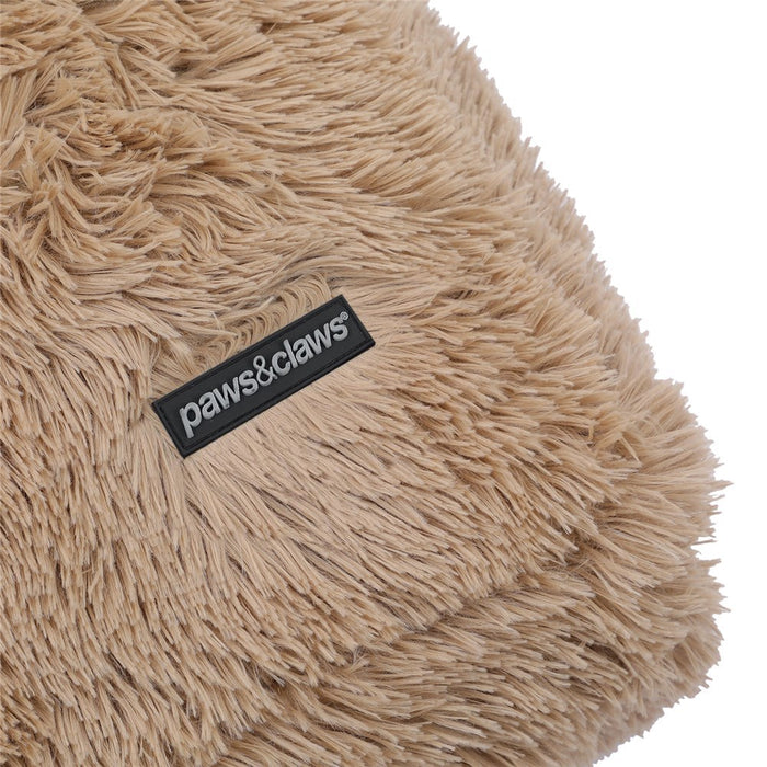 Paws & Claws CALMING PLUSH MATTRESS LGE 80X60X20CM CAMEL
