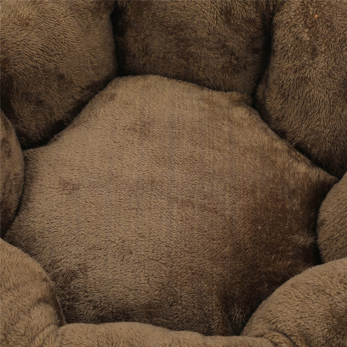 Paws & Claws LUX SNUGGLER BED MOCHA 48X48X20CM