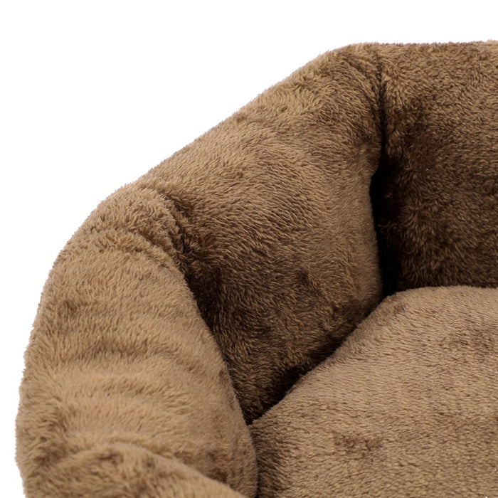 Paws & Claws LUX SNUGGLER BED MOCHA 48X48X20CM