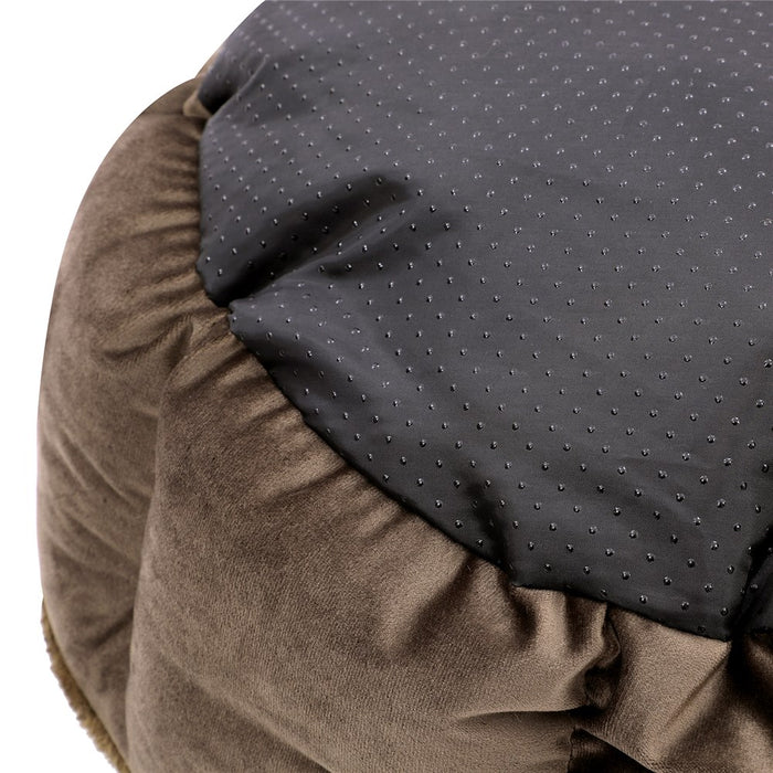 Paws & Claws LUX SNUGGLER BED MOCHA 48X48X20CM