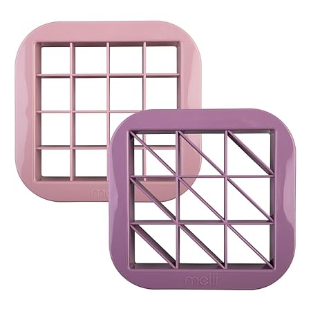 BITE SIZE SANDWICH CUTTERS SET 2 PINK - PURPLE